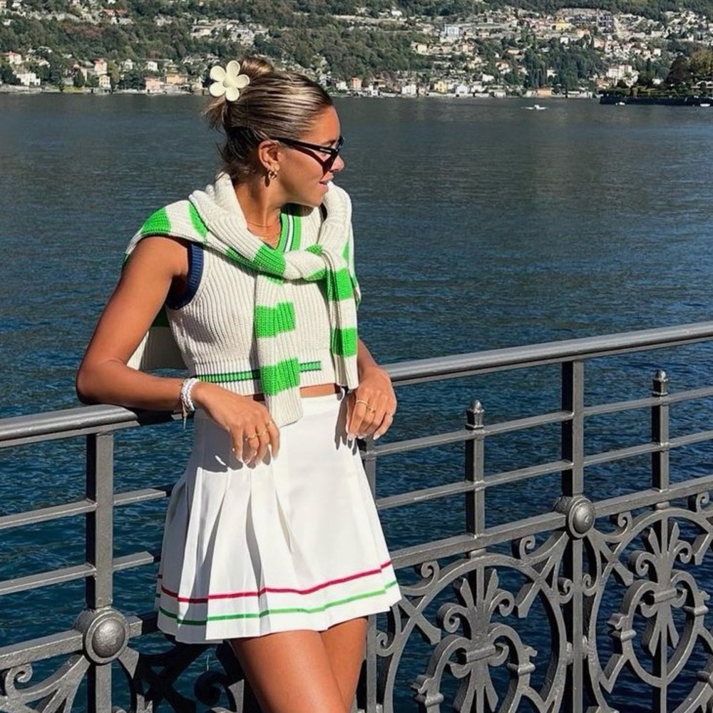 solid & striped x prince gia skirt